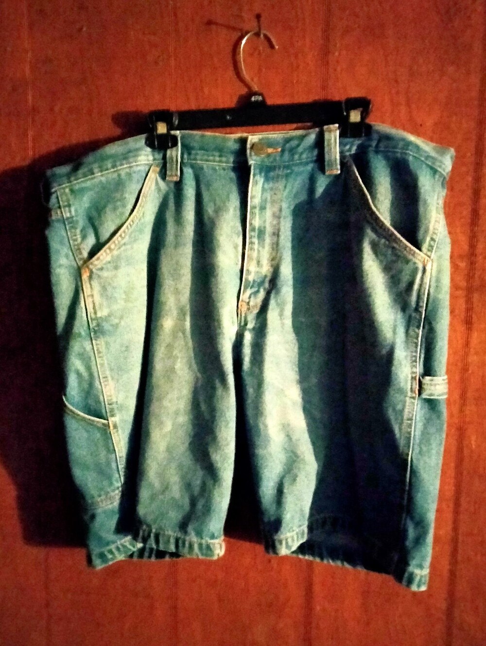 Men's Blue Denim Carpenter Shorts
